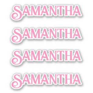 Nom personnalisé Decal Custom Times Four Sticker