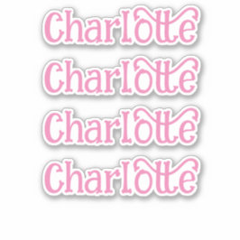 Nom personnalisé Decal Custom Times Four Sticker