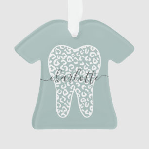 Nom personnalisé Dental Empreinte de léopard Doth 
