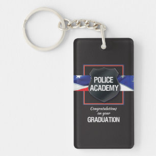 Nom personnalisé, diplôme de l'académie de police