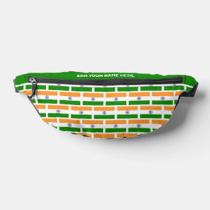 Nom personnalisé DRAPEAU INDIEN DE L'INDE