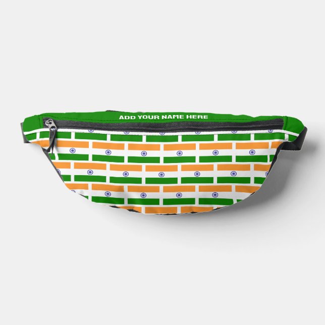 Nom personnalisé DRAPEAU INDIEN DE L'INDE (Poser)