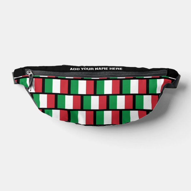 Nom personnalisé DRAPEAU ITALIEN DE L'ITALIE (Poser)