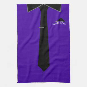 Nom personnalisé Drôle Business Serviette de cuisi