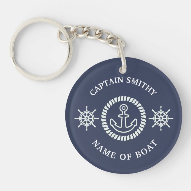 Nom personnalisé du capitaine/bateau modifiable Na (Devant)
