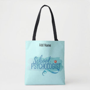 Nom personnalisé du psychologue de l'école Sac fou