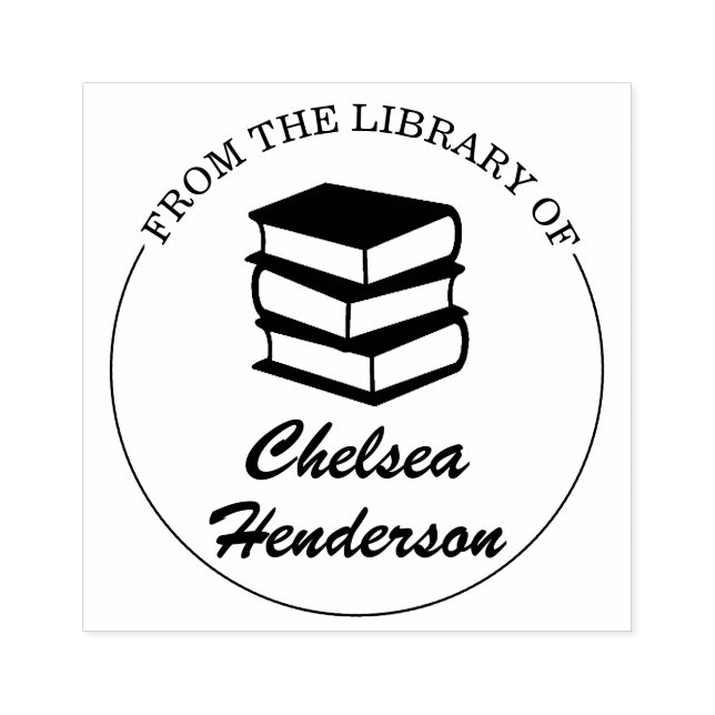 Nom personnalisé du tampon en caoutchouc de la bib (Impression)