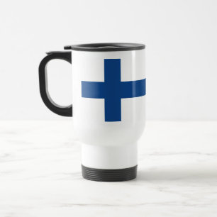 Nom personnalisé Finnois Drapeau tasses
