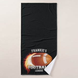 NOM Personnalisé Flames de football américain Spor