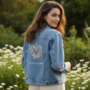 Nom personnalisé Fleur de Marguerite Cœur Saint-Va