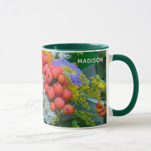 Nom personnalisé Flower mugs - choisir style et co