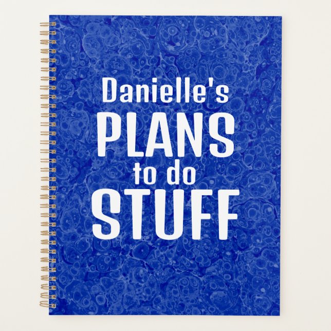 Nom personnalisé Funny Planner (Devant)