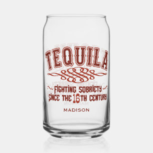 Nom personnalisé Funny TEQUILA Verre