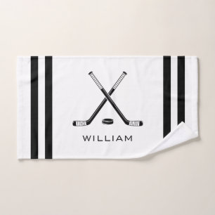 Nom personnalisé Hockey sur glace Blancs