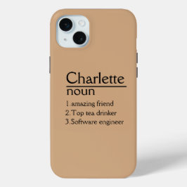 Nom personnalisé iPhone 15 Plus Coque