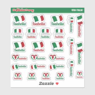 Nom personnalisé italien Étiquettes   Italie