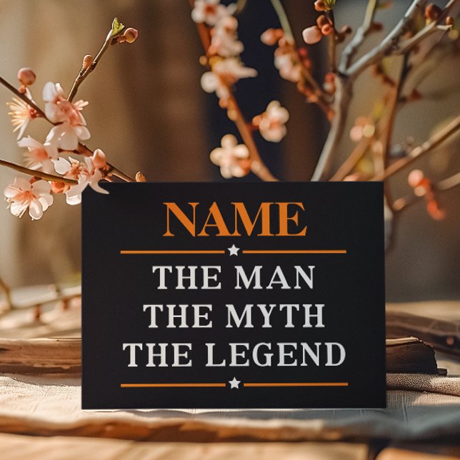 Nom Personnalisé L'Homme Le Mythe La Légende (Créateur téléchargé)