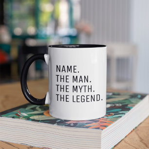Nom personnalisé L'homme Le Mythe La Légende Tasse