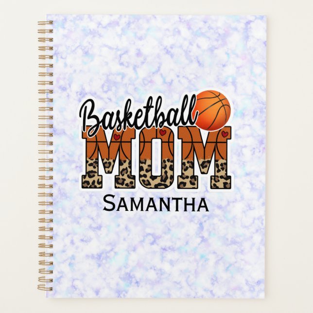 Nom personnalisé Maman de basket-ball | Fête des m (Devant)