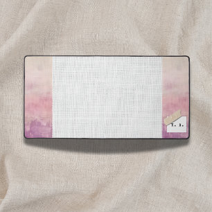 Nom personnalisé Mauve Bourgogne Heather Dusk