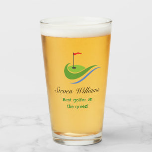 Nom personnalisé Meilleur verre de bière de Golfeu