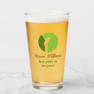 Nom personnalisé Meilleur verre de bière de Golfeu