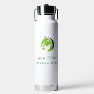 Nom personnalisé Meilleure bouteille d'eau de Golf