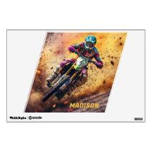 Nom personnalisé Motocross