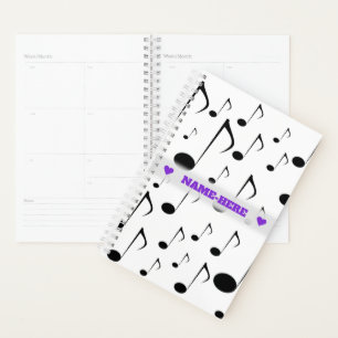 Nom personnalisé + Nombre de notes musicales Plan