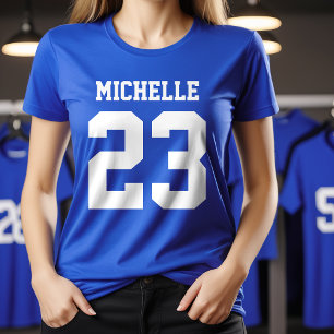 Nom personnalisé Numéro Femen Sport Jersey T-shirt