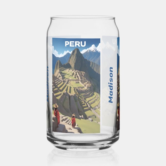 Nom personnalisé Pérou Machu Picchu (Gauche)