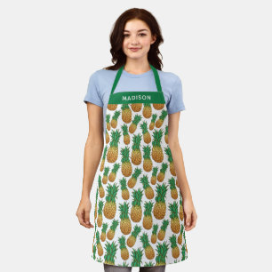 Nom personnalisé Pineappon Motif tablier
