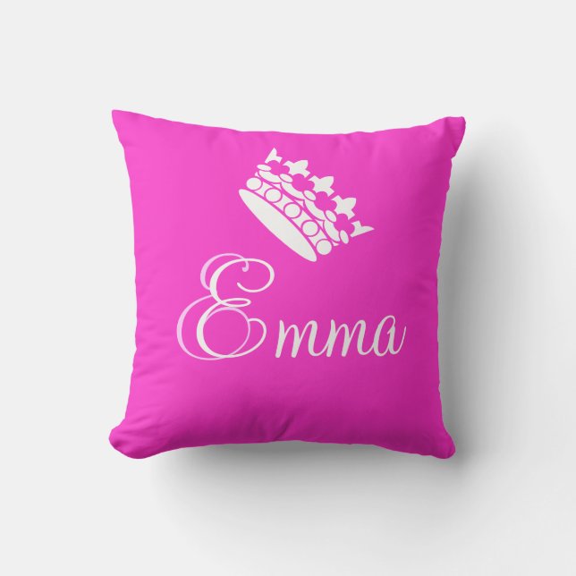 Nom personnalisé Princess Emma Coussin (Recto)