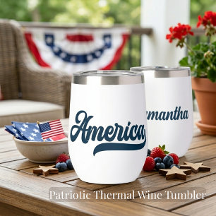 Nom personnalisé Retro USA America