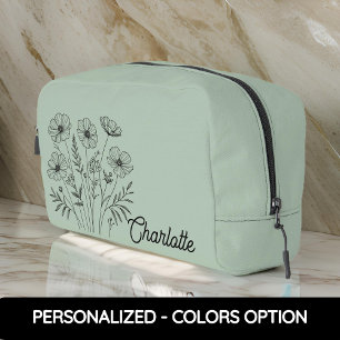 Nom personnalisé Sac cosmétique - Cadeau d'anniver