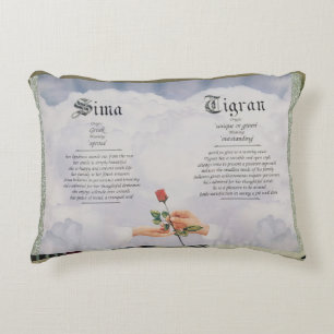 Nom personnalisé Signification Coussin - Nom perso