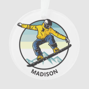 Nom personnalisé SNOWBOARDER