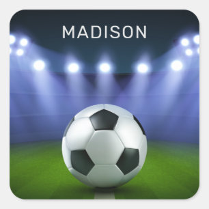 Nom personnalisé Soccer Stade stickers