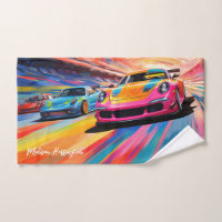 Nom personnalisé Sportscars colorés