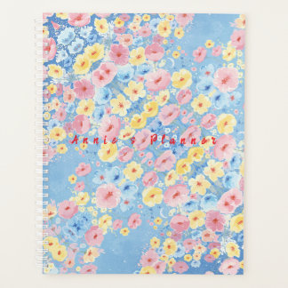 Nom personnalisé Stylist Floral Planner