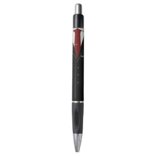 Nom personnalisé Stylo Entreprise Noir costume et