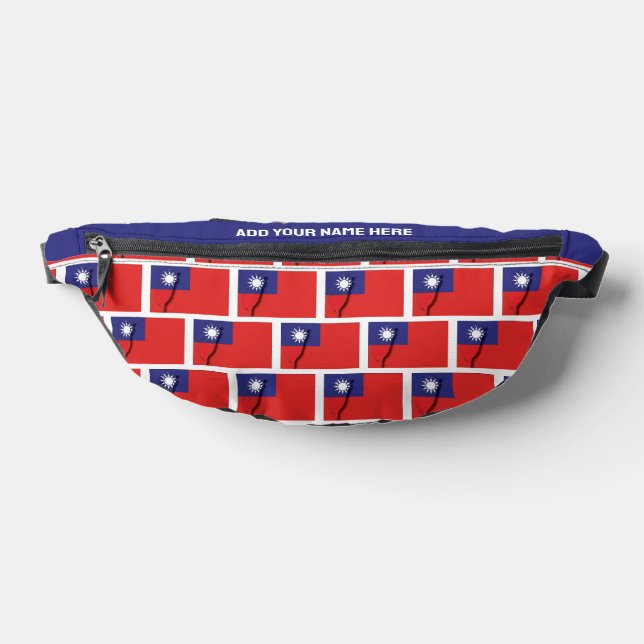 Nom personnalisé TAIWANESE DRAPEAU DE TAIWAN Fanny (Poser)