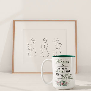 Nom personnalisé tasse à café : Jeremiah 29:11