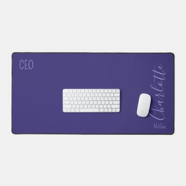 Nom personnalisé Titre professionnel Purple modern (Clavier et souris)
