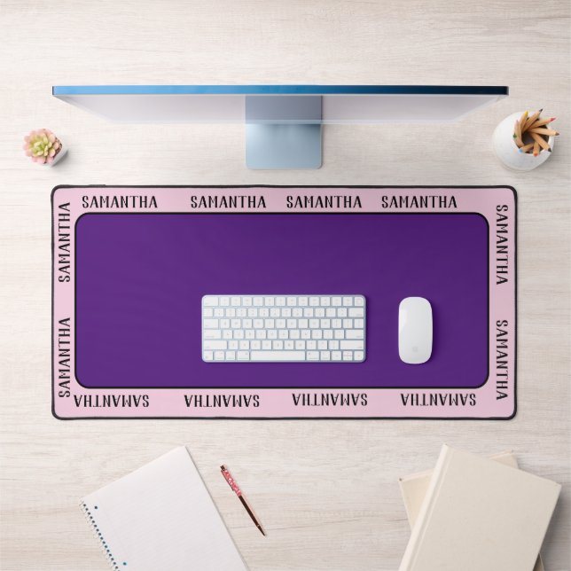 Nom personnalisé tout autour personnalisé (Bureau 1)