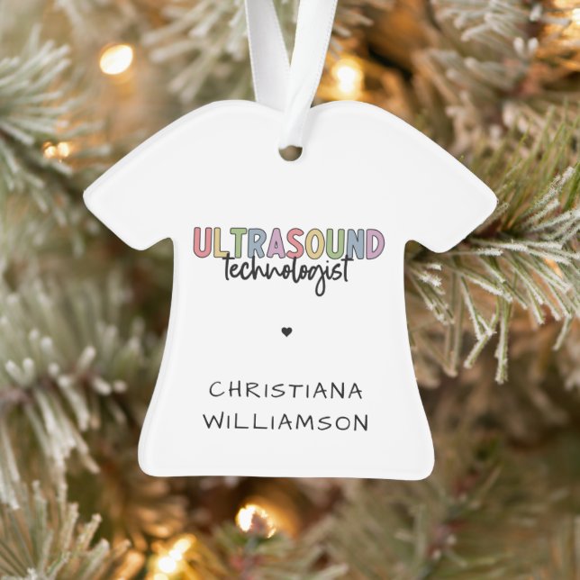 Nom personnalisé Ultrasound Technologist Cadeaux  (Arbre)