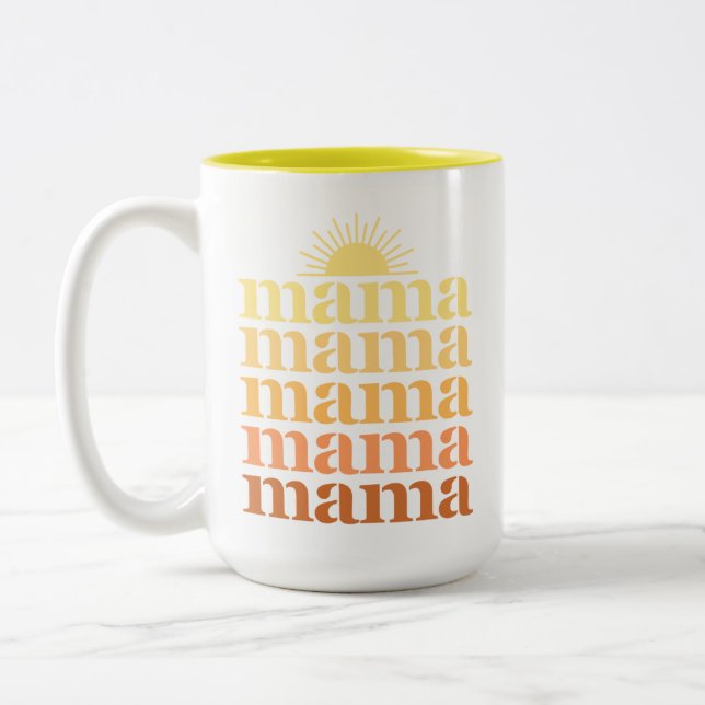 Nom personnalisé vous êtes mon chou mama mug (Gauche)