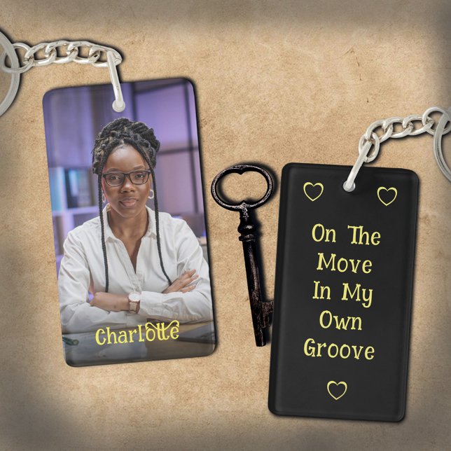 Nom photo personnalisé Personnaliser le Porte - cl (Custom Photo Name Personalize Keychain great to use everyday with your photo and message. )