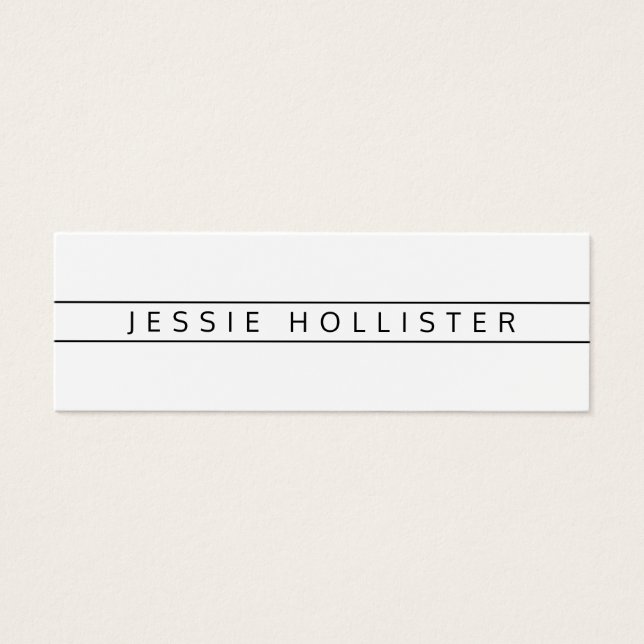 Nom professionnel et informations (Devant)