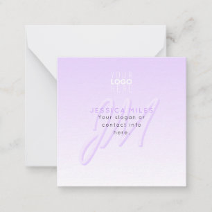 Nom professionnel et Modèle Slogan   Violet clair